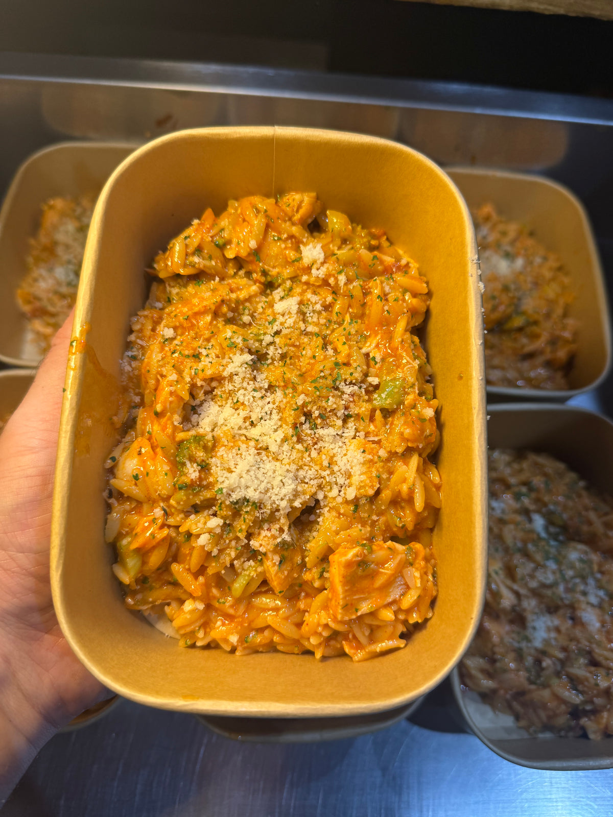 Chicken and Chorizo Orzo