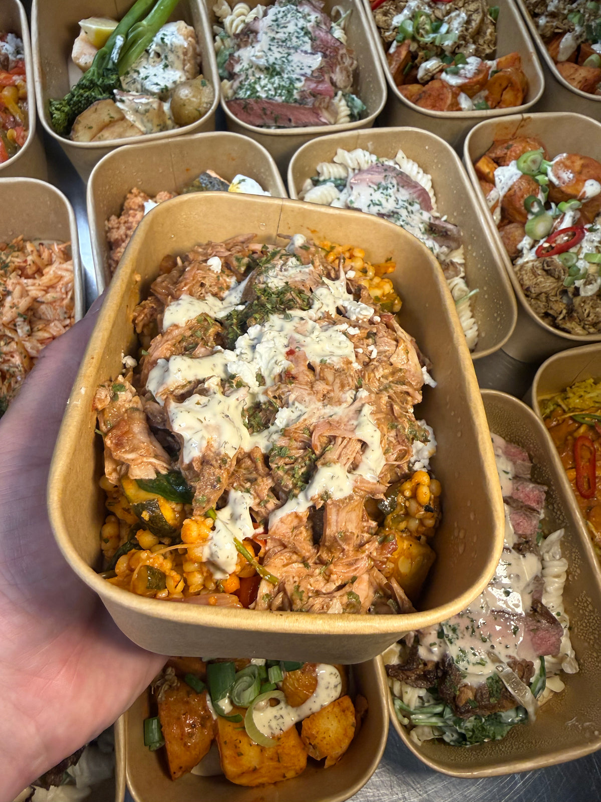 Mediterranean Pulled Pork Bowl