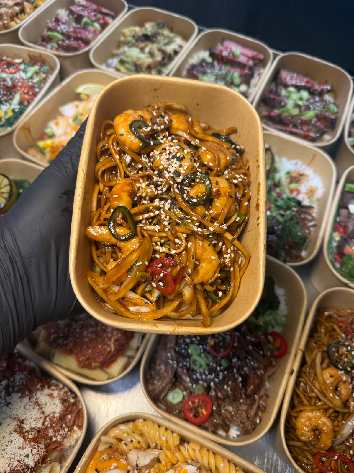 Teriyaki King Prawn Noodles